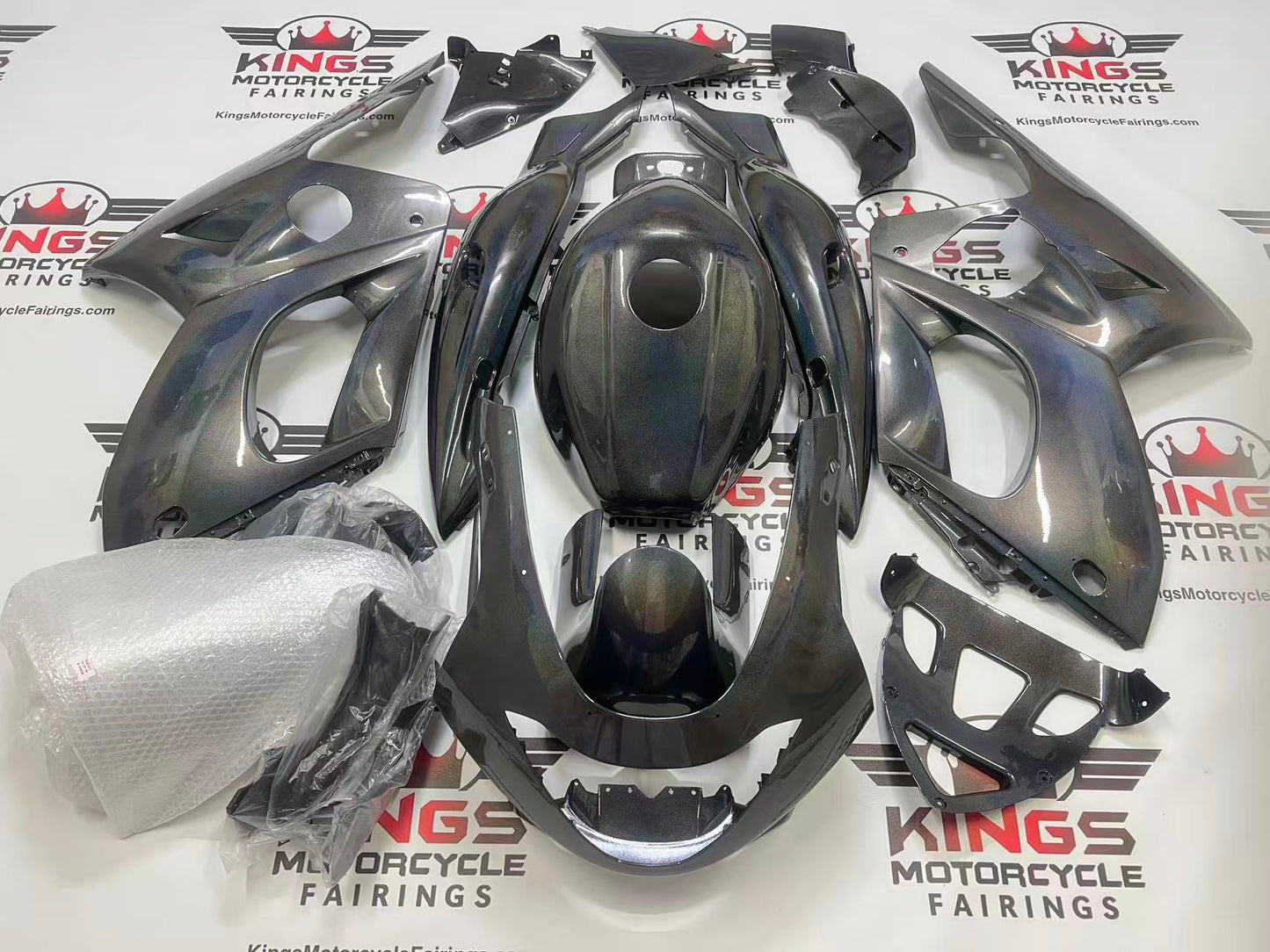 YAMAHA YZF600R Fairings (1998-2007)  Rainbow Glitter Holographic at KingsMotorcycleFairings.com