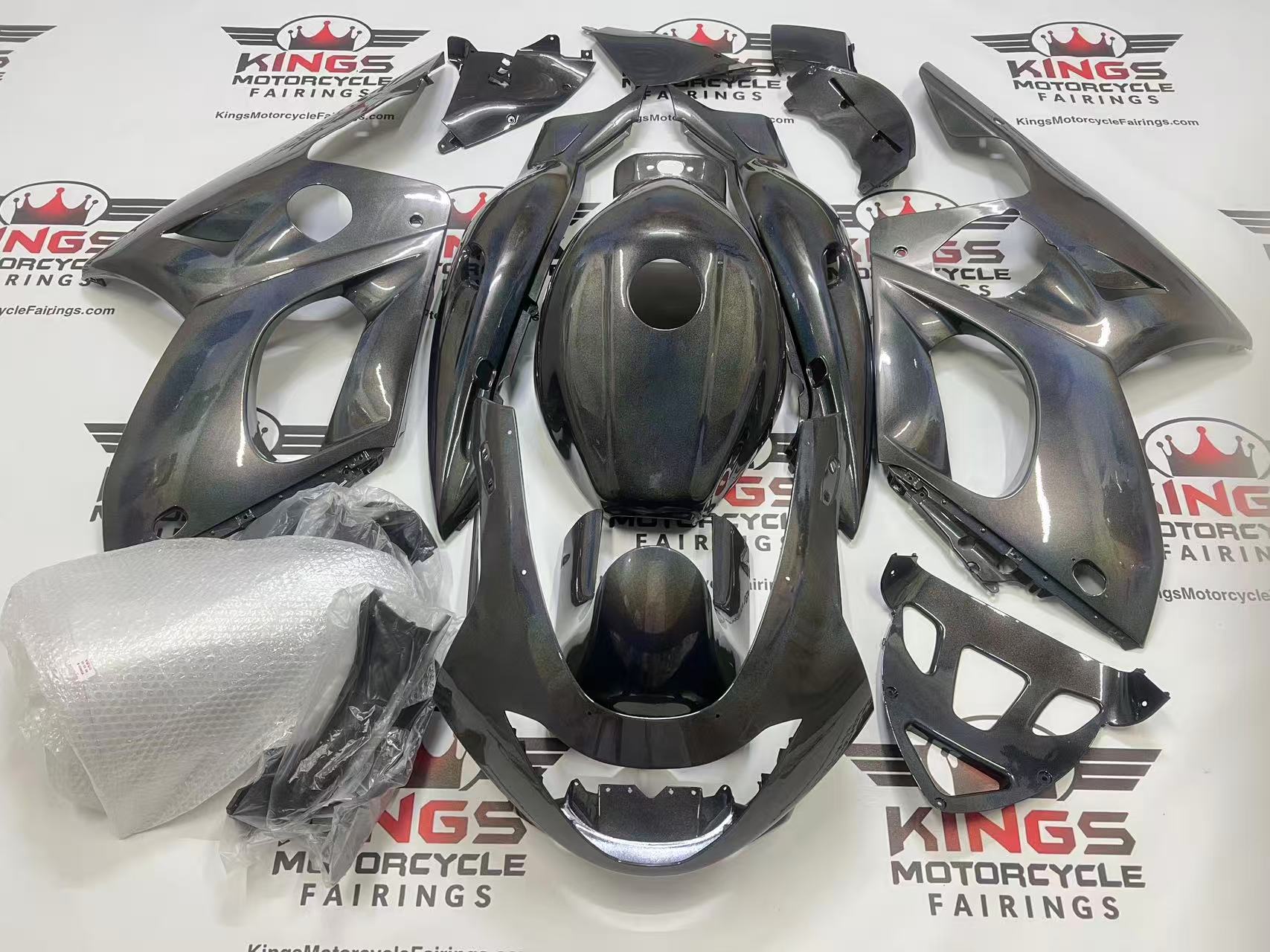 YAMAHA YZF600R Fairings (1998-2007)  Rainbow Glitter Holographic at KingsMotorcycleFairings.com