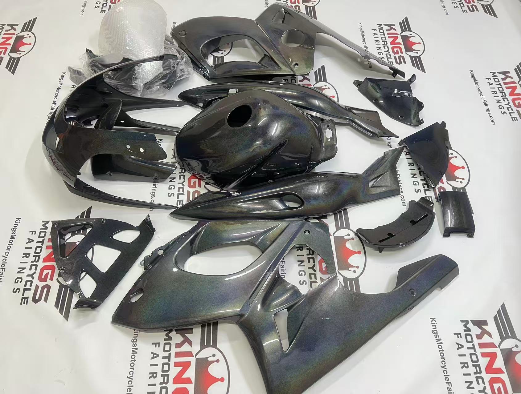 YAMAHA YZF600R Fairings (1998-2007)  Rainbow Glitter Holographic from KingsMotorcycleFairings.com