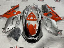 YAMAHA YZF600R Fairings (1998-2007) Silver, Orange, Black at KingsMotorcycleFairings.com