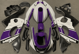 YAMAHA YZF600R Fairings (1998-2007) White, Purple, Black by KingsMotorcycleFairings.com