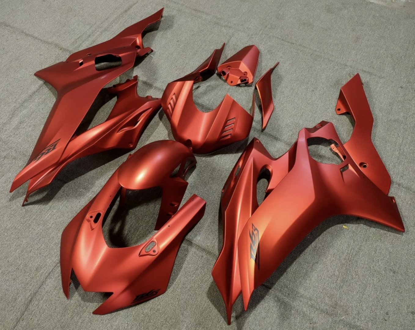 YAMAHA R6 (2017-2022) Matte Red Fairings at KingsMotorcycleFairings.com