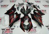 YAMAHA R6 Fairing Kit (2017-2022) Matte Black, Matte Red at KingsMotorcycleFairings.com