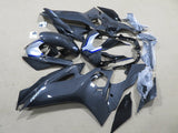 YAMAHA R6 Fairings (2017-2022) Faux Carbon Fiber, Silver, Blue at KingsMotorcycleFairings.com