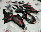 YAMAHA R6 Fairings (2017-2022) Matte Black, Matte Red at KingsMotorcycleFairings.com