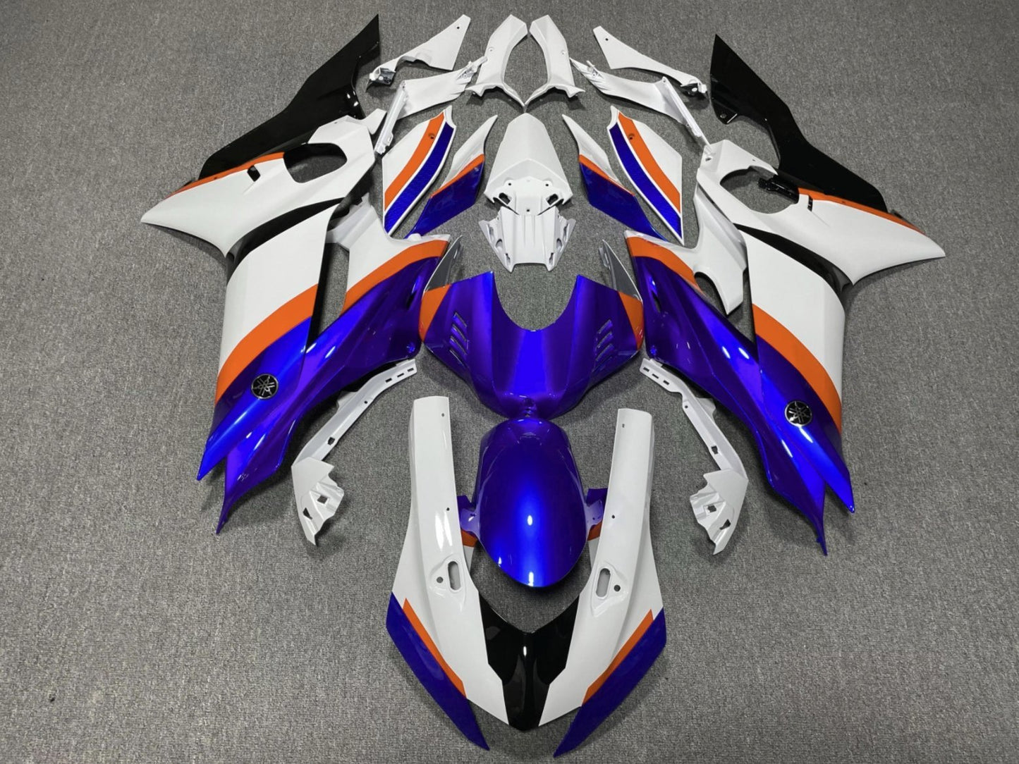 YAMAHA R6 Fairings (2017-2022) White, Blue, Orange, Black at KingsMotorcycleFairings.com
