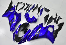 YAMAHA YZF-R6 (2017-2022) Blue, Matte Black Fairings at KingsMotorcycleFairings.com