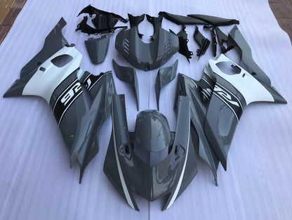 YAMAHA YZF-R6 (2017-2022) Nardo Gray, White, Black Fairings at KingsMotorcycleFairings.com