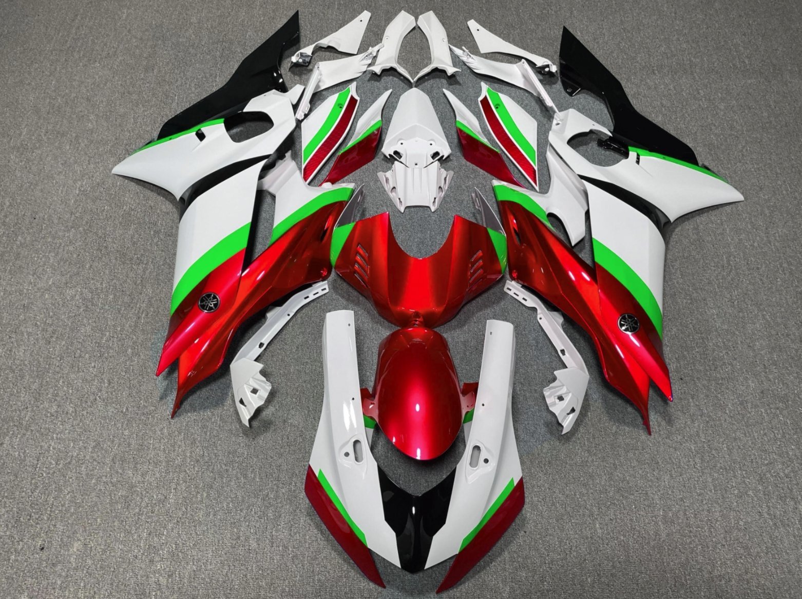 YAMAHA YZF-R6 (2017-2022) White, Red, Neon Green, Black Fairings at KingsMotorcycleFairings.com