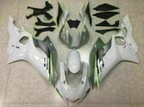 YAMAHA YZF-R6 (2017-2022) White, Silver Fairings at KingsMotorcycleFairings.com