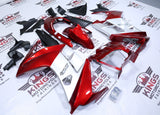 Yamaha FJR1300 Fairing Kit (2001-2006) Candy Red, Silver at KingsMotorcycleFairings.com