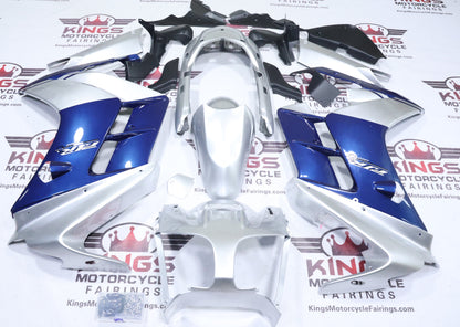 Yamaha FJR1300 Fairings (2001-2006) Navy Blue, Silver from KingsMotorcycleFairings.com