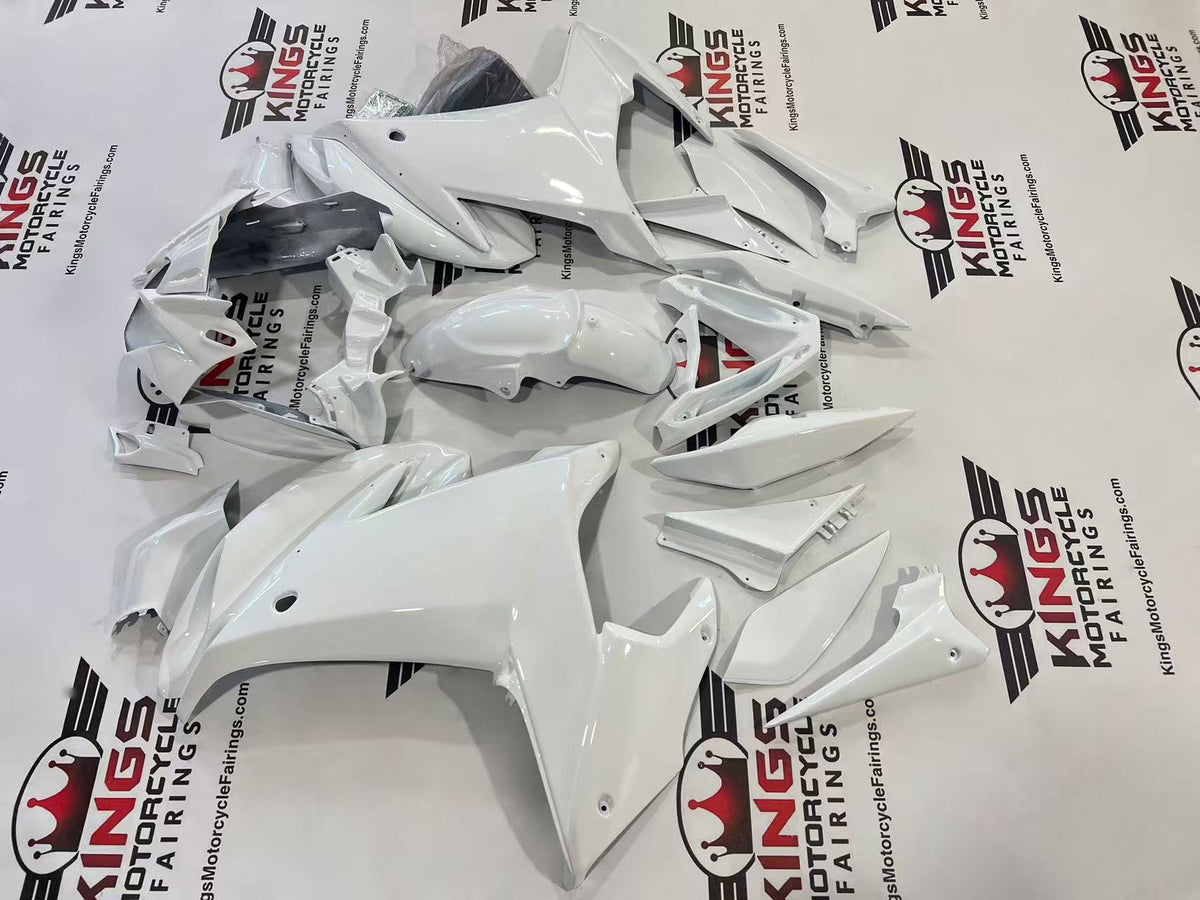 Yamaha FZ6R Fairing Kit (2009-2015) All White at KingsMotorcycleFairings.com