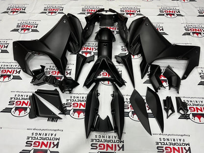 Yamaha FZ6R Fairing Kit (2009-2015) Black Matte at KingsMotorcycleFairings.com