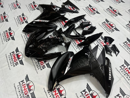 Yamaha FZ6R Fairing Kit (2009-2015) Black, White, Red at KingsMotorcycleFairings.com