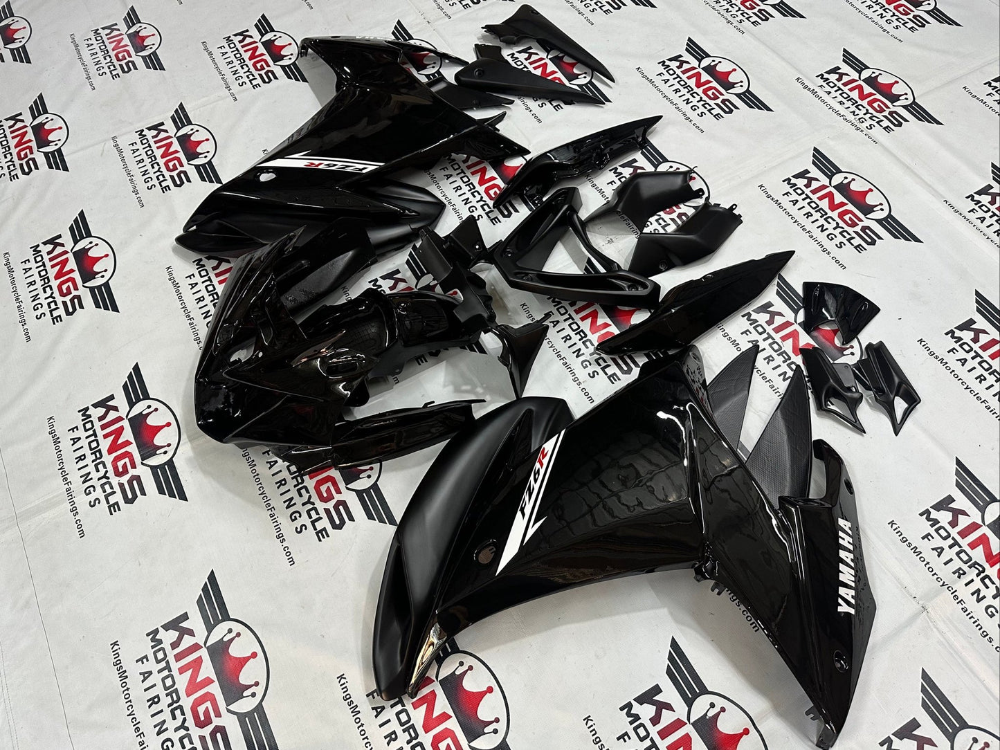 Yamaha FZ6R Fairing Kit (2009-2015) Black at KingsMotorcycleFairings.com