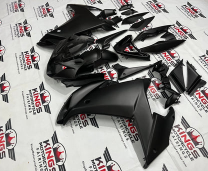 Yamaha FZ6R Fairing Set (2009-2015) Black Matte at KingsMotorcycleFairings.com