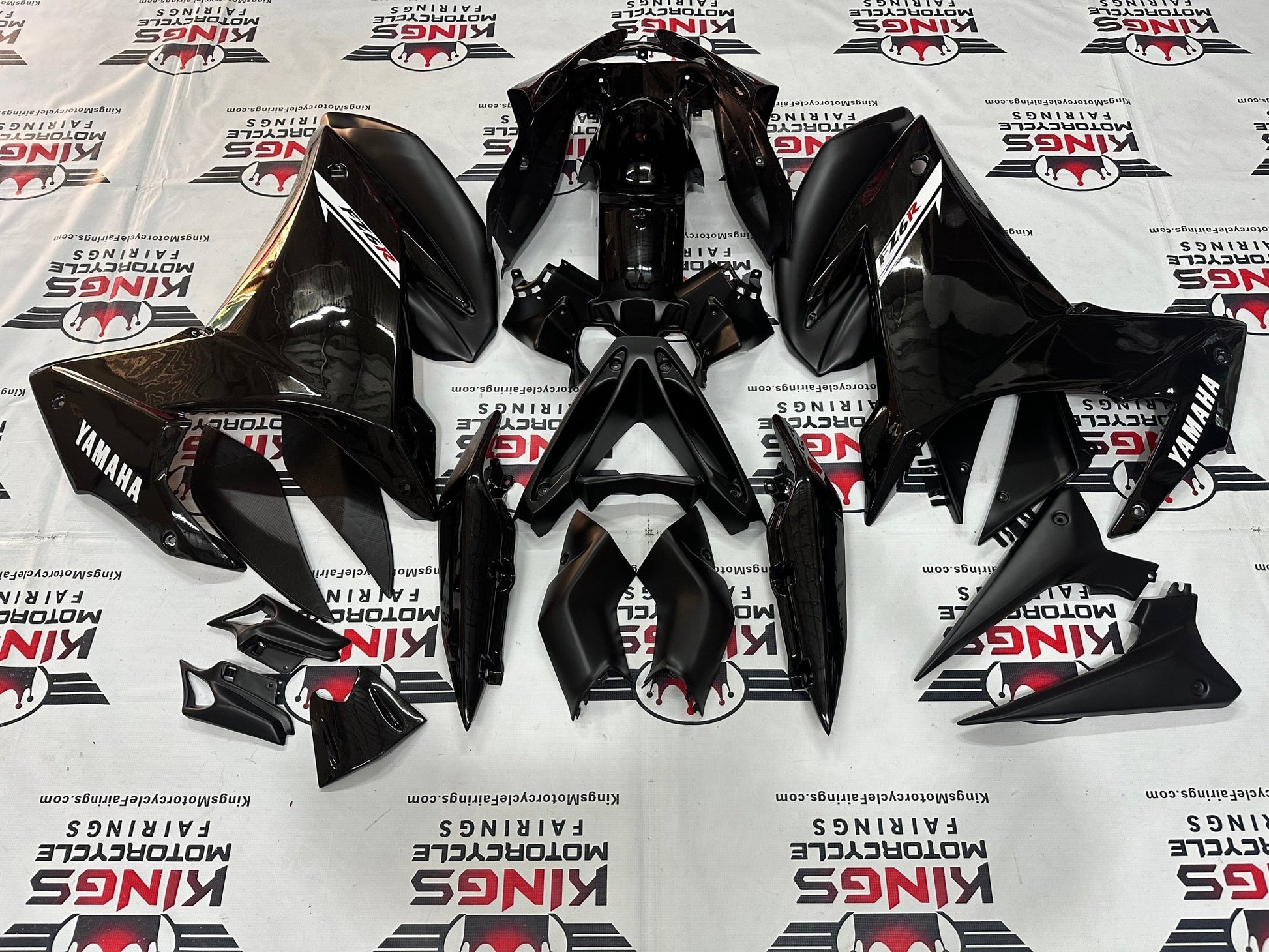 Yamaha FZ6R Fairing Set (2009-2015) Black at KingsMotorcycleFairings.com