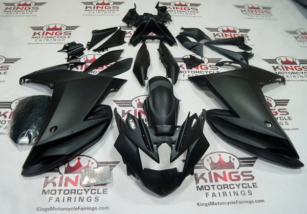 Yamaha FZ6R Fairing Set (2009-2015) Flat Black at KingsMotorcycleFairings.com
