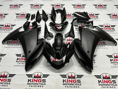 Yamaha FZ6R Fairings (2009-2015) Black Matte at KingsMotorcycleFairings.com