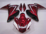 Yamaha FZ6R Fairings (2009-2015) Candy Red, White, Black at KingsMotorcycleFairings.com