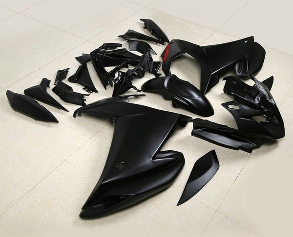 Yamaha FZ6R Fairings (2009-2015) Matte Black at KingsMotorcycleFairings.com