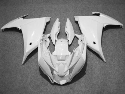 Yamaha FZ6R Fairings (2009-2015) White at KingsMotorcycleFairings.com