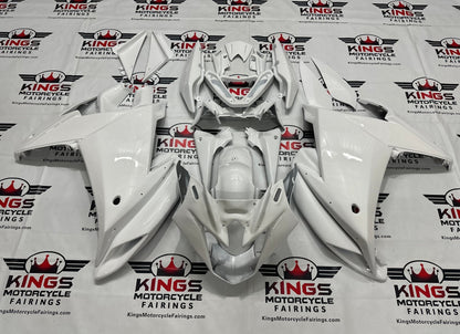 Yamaha FZ6R Fairings (2009-2015) White at KingsMotorcycleFairings.com
