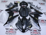 Yamaha R1 Fairings (2004-2006) Flat Black, Gold at KingsMotorcycleFairings.com