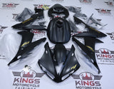 Yamaha R1 Fairings (2004-2006) Matte Black, Matte Gold at KingsMotorcycleFairings.com