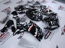 Yamaha R1 Fairings (2007-2008) Black, Gray Camouflage Shark at KingsMotorcycleFairings.com