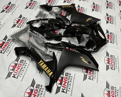 Yamaha YZF-R1 Fairings (2007-2008) Black, Matte Black, Matte Gray, Gold at KingsMotorcycleFairings.com