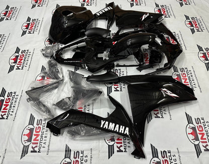 Yamaha R1 Fairings (2007-2008) Black, White, Red at KingsMotorcycleFairings.com