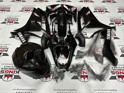 Yamaha R1 Fairings (2007-2008) Black, White, Red from KingsMotorcycleFairings.com