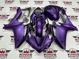 Yamaha YZF-R1 Fairings (2007-2008) All Matte Purple at KingsMotorcycleFairings.com