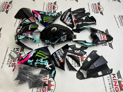 Yamaha R1 Fairings (2009-2011) Black, Blue, White, Pink Monster at KingsMotorcycleFairings.com