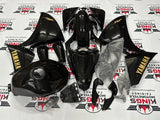 Yamaha YZF-R1 Fairings (2012-2014) All Black, Gold at KingsMotorcycleFairings.com