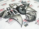 Yamaha R1 Fairings (2012-2014) Matte Silver, Black, White at KingsMotorcycleFairings.com