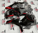 Yamaha R1 Fairings (2015-2019) Black, Red Stripe at KingsMotorcycleFairings.com.JPG