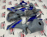 Yamaha YZF-R1 fairings (2015-2019) Nardo Gray, Blue from KingsMotorcycleFairings.com