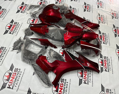 Yamaha R1 Fairings (2015-2019) Red Candy, White, Black at KingsMotorcycleFairings.com