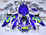Yamaha R1 Fairings (2020-2025) Blue, Green Movistar at KingsMotorcycleFairings.com