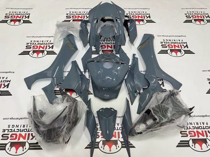 Yamaha R1 Fairings (2020-2025) Gray, Gold from KingsMotorcycleFairings.com