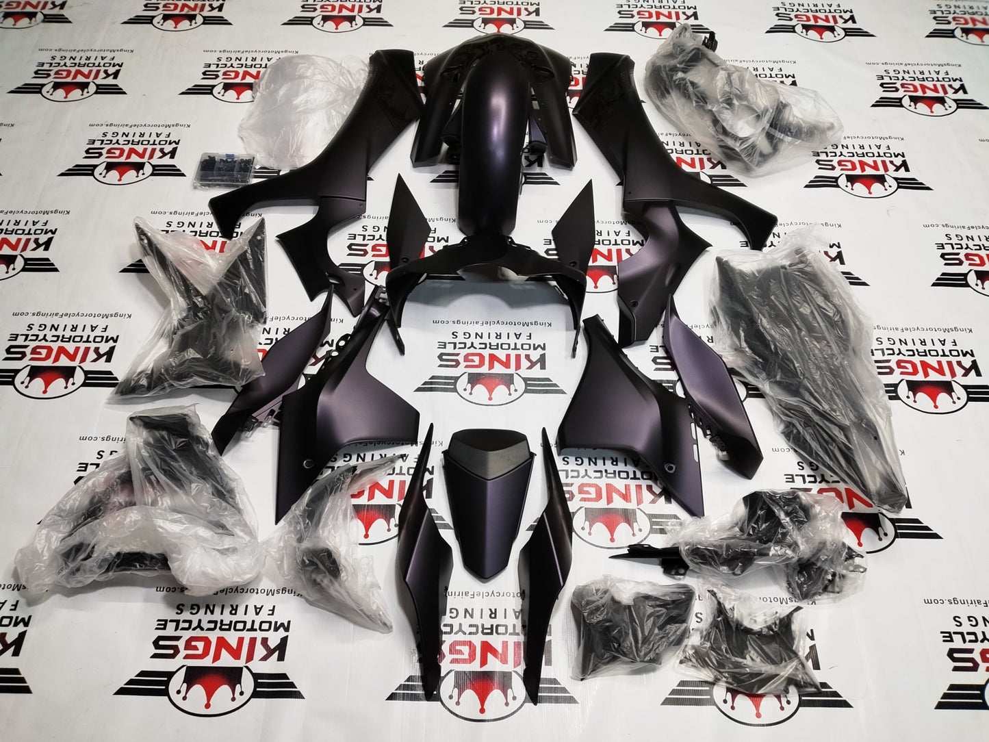 Yamaha R1 Fairings (2020-2025) Matte Purple, Black Chameleon at KingsMotorcycleFairings.com