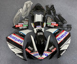 Yamaha YZF-R1 Race Fairings (2009-2011) Black, White Sterilgarda at KingsMotorcycleFairings.com