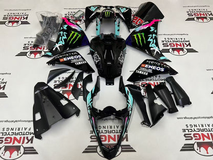 Yamaha R1 (2009-2011) Black, Blue, White, Pink Monster Fairings at KingsMotorcycleFairings.com