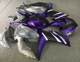 Yamaha R25 Fairing kit (2015-2018) Matte Purple, Black, White at KingsMotorcycleFairings.com