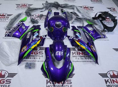 Yamaha R3 Fairing Kit (2022-2024) Purple, Green, Eva from KingsMotorcycleFairings.com