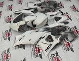 Yamaha R3 Fairing Set (2022-2024) Pearl White, Black at KingsMotorcycleFairings.com
