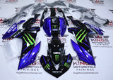 Yamaha R3 Fairings (2015-2018) Black, Blue, White, Green Monster at KingsMotorcycleFairings.com